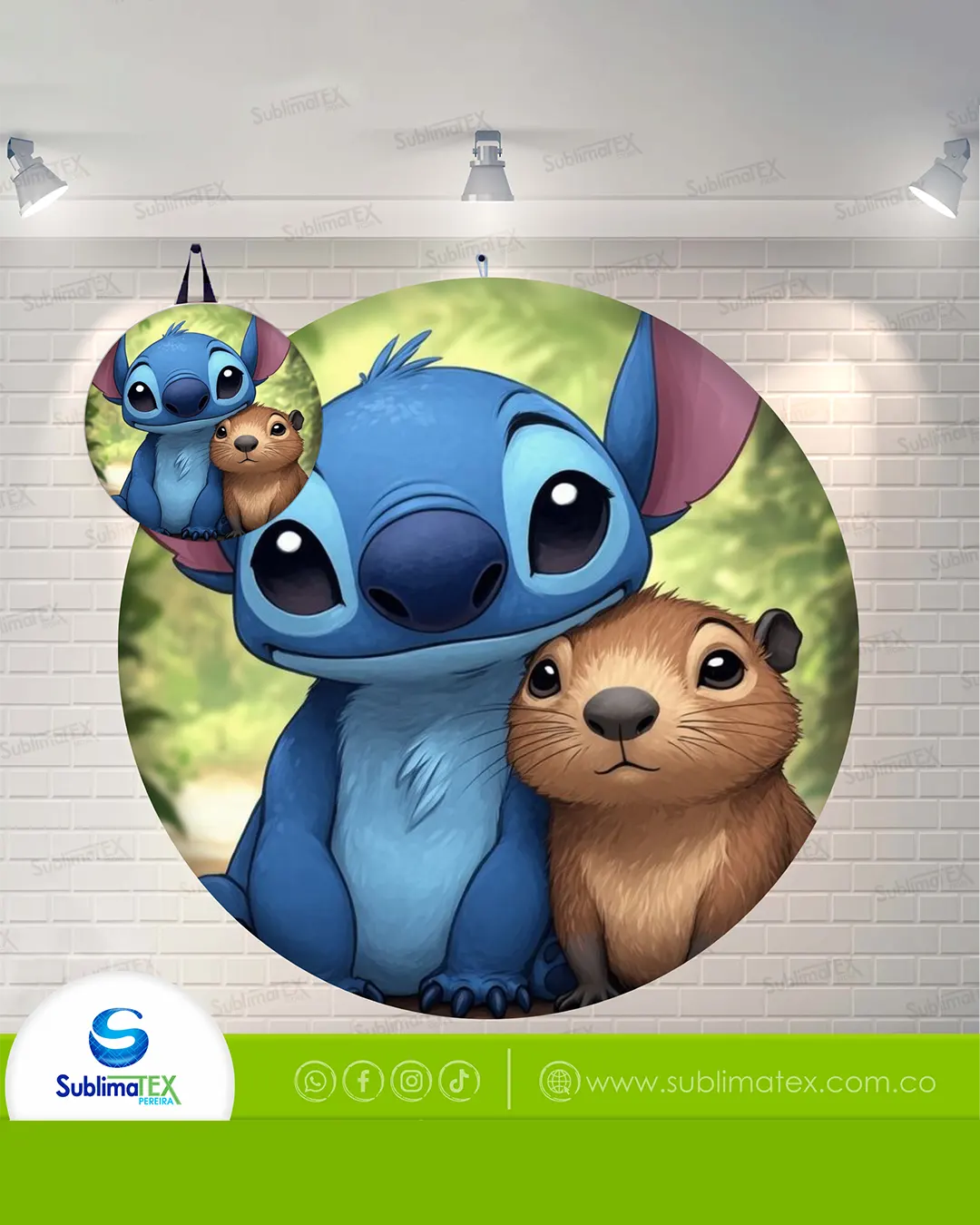 Abrefácil Redondo Stitch y Capibara– AR02