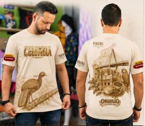 Camiseta Colombia Orgullo Colombiano Hombre